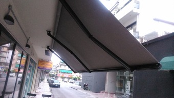 ΤΕΝΤΑ ΜΕ ΒΡΑΧΙΟΝΕΣ ΒΑΜΜΕΝΗ ΣΕ ΧΡΩΜΑ ΓΚΡΙ ΚΑΙ ΠΑΝΙ ΓΚΡΙ ΑΚΡΥΛΙΚΟ DICKSON!!